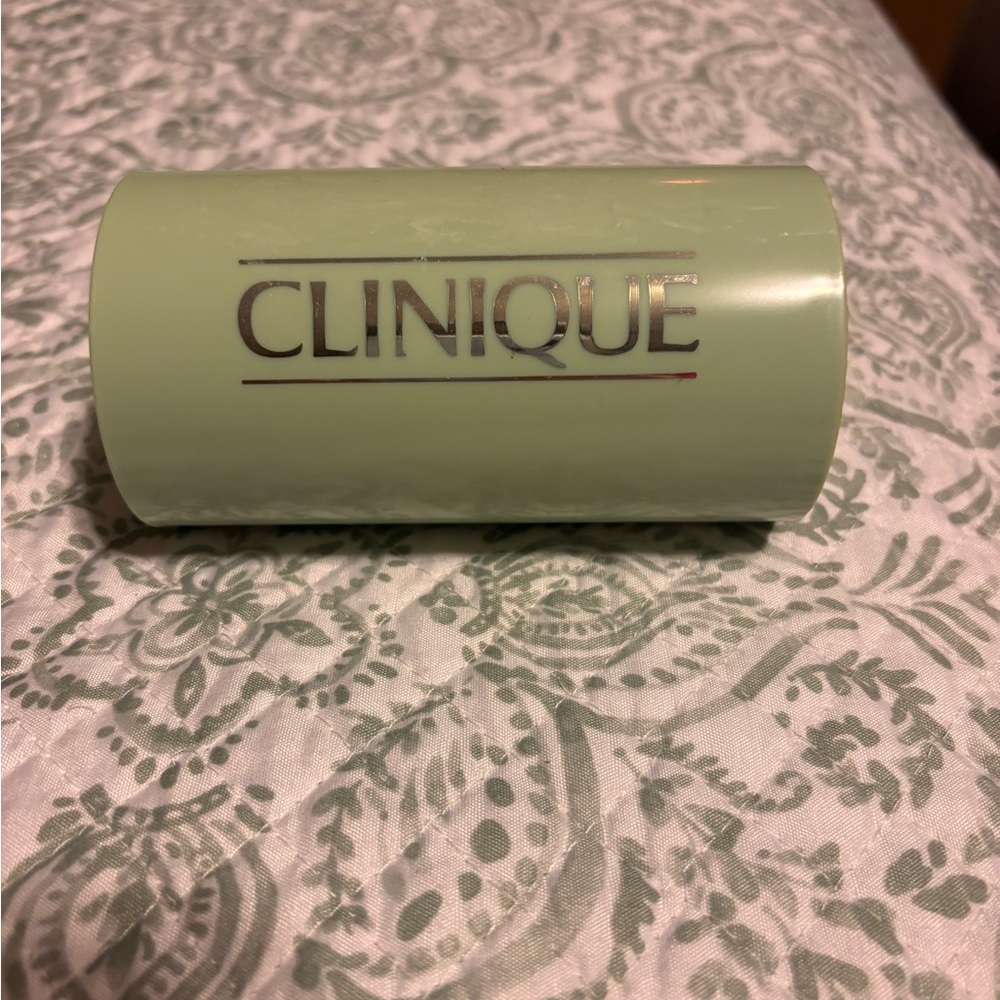 Clinique iconic Green sliding soap dish case container